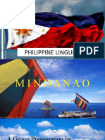 Minor and Major Languages of Mindanao