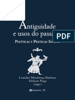 Antiguidade e Usos Do Passado: Políticas e Práticas Sociais