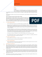 Notes To The Consolidated Financial Statements: For The Year Ended December 31, 2008