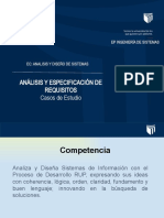 Análisis y Diseño de Sistemas - Sesion 08 - Analisis y Especificacion de Requisitos