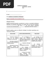 Informe de Estudiantes Reprobados Gestión 2021