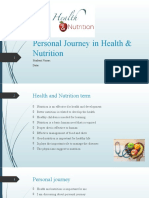 Answer File Personal Journey in Health & Nutrition