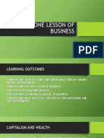 CHAP2 - THE ONE LESSON OF BUSINESS