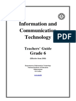 Information and Communication Technology: Grade 6