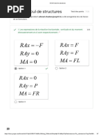 QCM Calcul de Structures