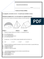 Evaluación Grado 9