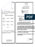 Certificate of Occupancy