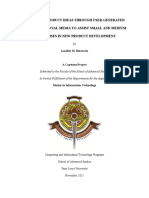 Screening Product Ideas Through User-Generated Content in Social Media To Assist Small and Medium Enterprises in New Product Development