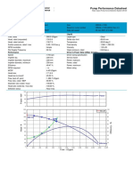 Pump Performance Datasheet: Customer Reference