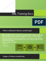 AML Training Docs: by Varsha Bansal