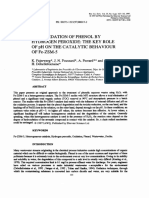 1997_Wet oxidation of phenol by hydrogen peroxide -the key role of pH on the catalytic behaviour of Fe-ZSM-5_Fajerwerg