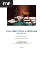 Universidad Abierta y A Distancia de México: Licenciatura en Derecho María Araceli Ugalde Sánchez