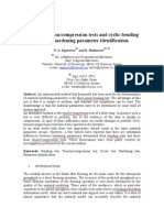 Uniaxial Tension Compression Tests and Cyclic Bending