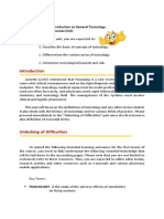 UNIT 1 - Week (1-3) : Introduction To General Toxicology Intended Learning Outcomes (ILO)