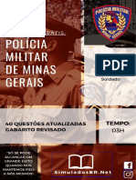 Simulado Gratis Concurso PMMG 2021 Soldado