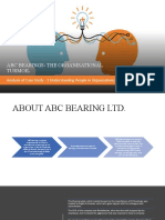 Abc Bearings-The Organisational Turmoil: Analysis of Case Study - 1 Understanding People in Organizations