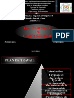 Les Technique DE Cryptographie: Année Licence en Génie Électrique STR Module:base de Réseau Exposé N:11