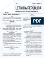 Diploma Ministerial N.º 19 - 2021, de 19 de Fevereiro - Aprova o Regulamen...