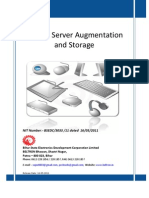 RFP For Server Augmentation and Storage RFP For Server Augmentation and Storage RFP For Server Augmentation