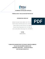 Caso Empresa Petrolera Petrocol Formulacion Y Evaluacion de Proyectos