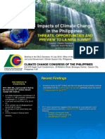 Impacts of Climate Change in The Philippines:: Threats, Opportunities and Preview To La Niña Summit