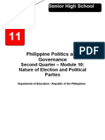 Philippine Politics and Governance: Senior High School