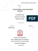 Autonomous Robot For Transport System: Kalpesh Kushe Milind Gangurde Nilesh Gawade