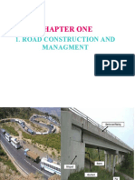 Chapter One: 1. Road Construction and Managment