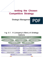 Supplementing The Chosen Competitive Strategy: Strategic Management