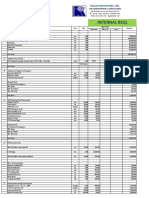 Internal Boq: Ralgo Industries, Inc