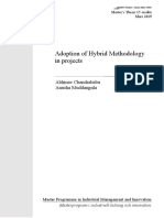 Adoption of Hybrid Methodology in Projects: Abhinav Chandrababu Anusha Muddangula