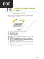 Electric Current and Its 14 Effects