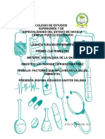 Ensayo Los Factores Que Influyen en La Salud Ambiental