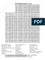 Sopa de Letras Responsabilidad Limitada