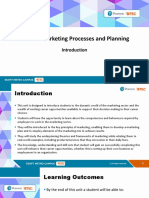 Unit 2 - Marketing Processes and Planning