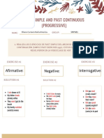 Past Simple and Past Continuous (Progressive)