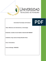 Diferencias de Criminalística y Criminología