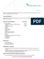 Parts of A Plant: Learning Objectives