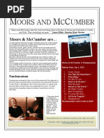 Oors and C Umber: Moors & Mccumber Are