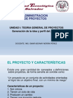 UNIDAD 1 Teoria General de Proyectos