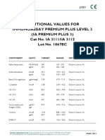 1867EC Diasorin Liaison XL Add Values - IA3109-IA3112