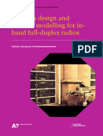 Antenna Design and Channel Modelling For In-Band Full-Duplex Radios. Sathya Narayana Venkatasubramanian. 2018