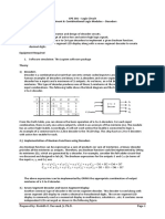 Lab 6 - Combinational Logic Modules - Decoders