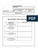 Sop For Bio-Burden