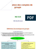 Consolidation Des Comptes de Groupe M2 CCA