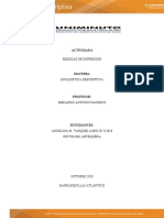 Actividad 6 MEDIDAS DE DISPERSIÓN ESTADISTICA