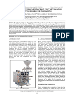 Design and Development of Low Cost Automation System For Pouch Packaging