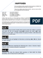 Confusing Suffixes - Appendix