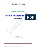 Risk in Financial Services