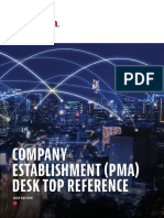 Company Establishment (Pma) Desk Top Reference: 2020 EDITION